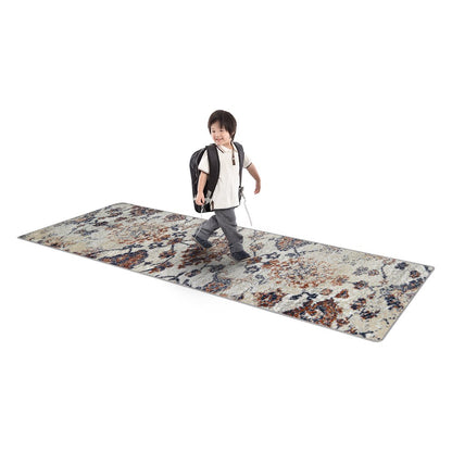 Mojave Bloom 2'1" x 7'8" Runner Area Rug in Color Sunset