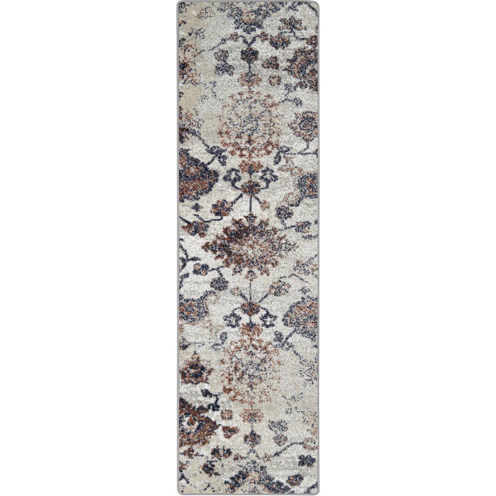 Mojave Bloom 2'1" x 7'8" Runner Area Rug in Color Sunset