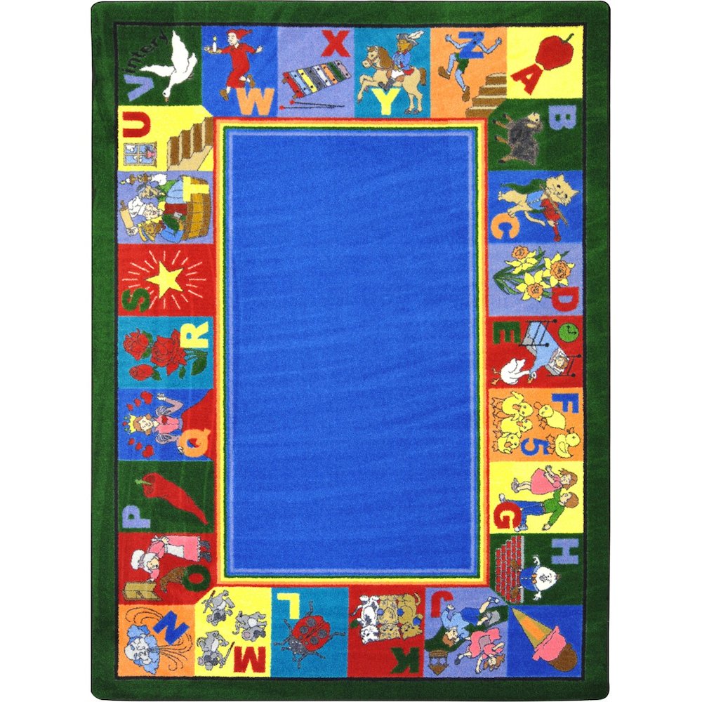 Kid Essentials My Favorite Rhymes 5'4" x 7'8" Area Rug in Color Multi