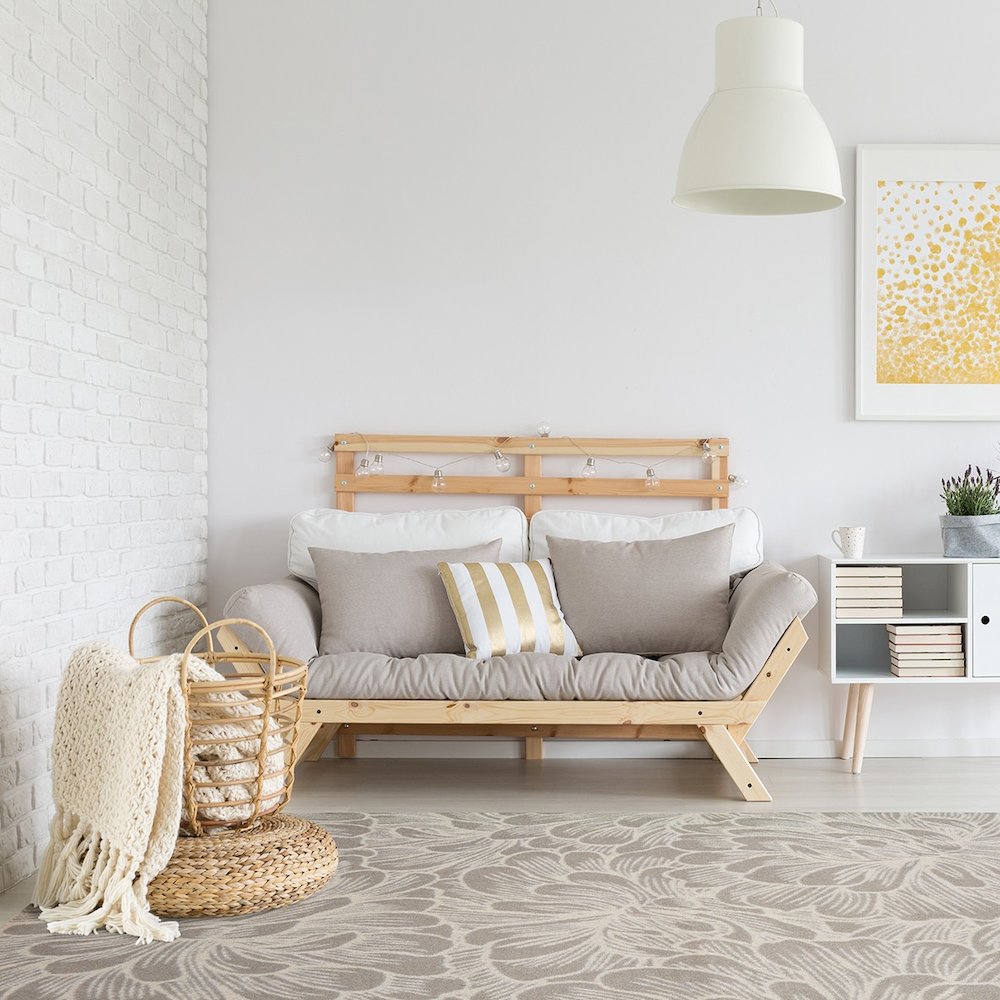 First Take New Bloom 3'10" x 5'4" Area Rug in Color Hazelwood