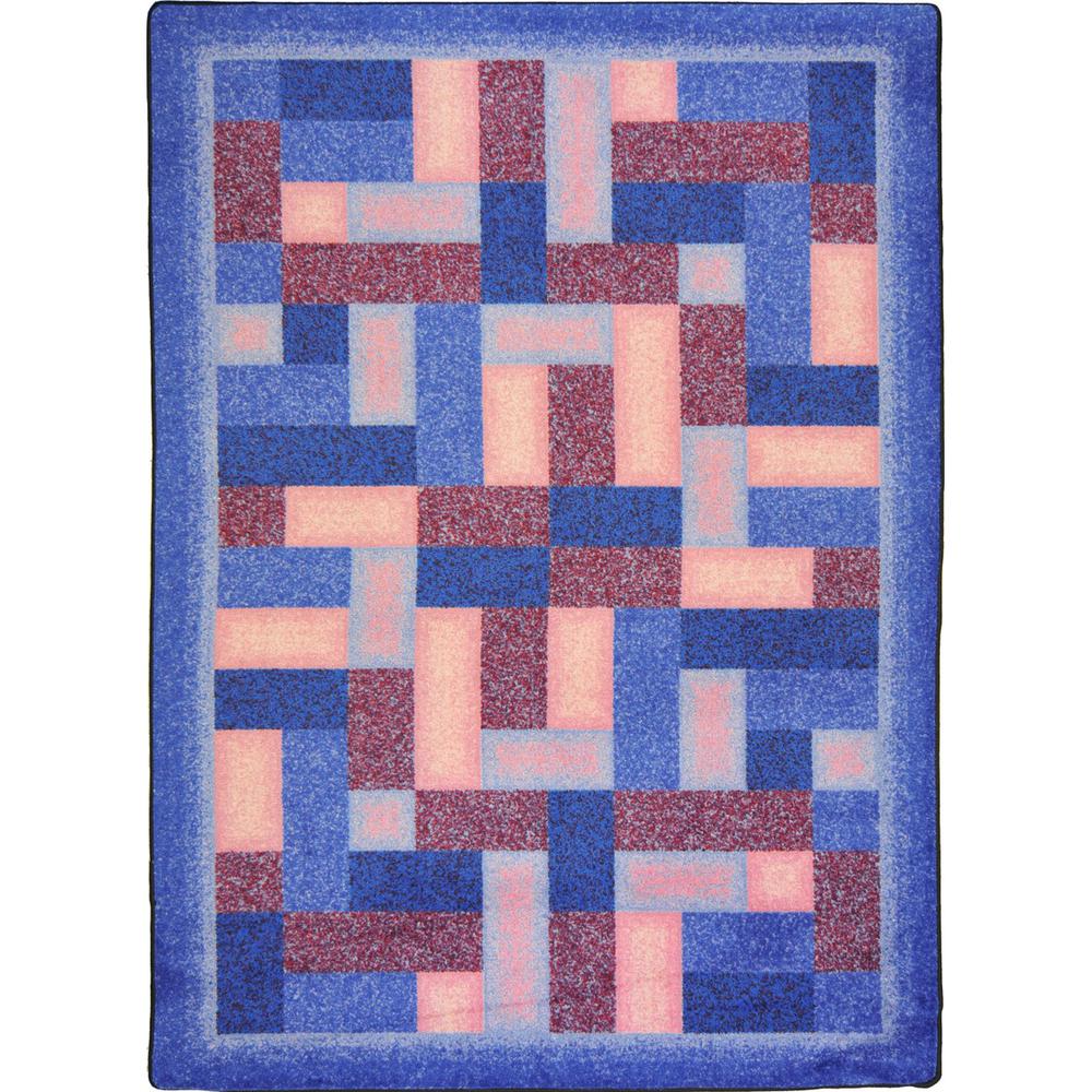Kid Essentials Off Beat 3'10" x 5'4" Area Rug in Color Purple