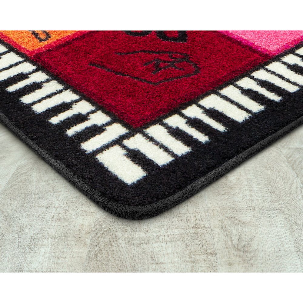 Pitch Perfect 5'4" x 7'8" Area Rug in Color Multi