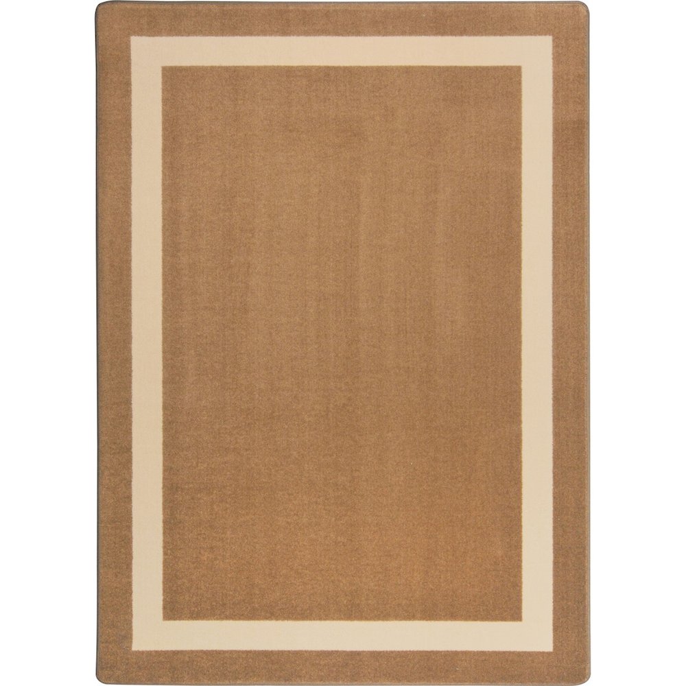 Kid Essentials Portrait 3'10" x 5'4" Area Rug in Color Mocha
