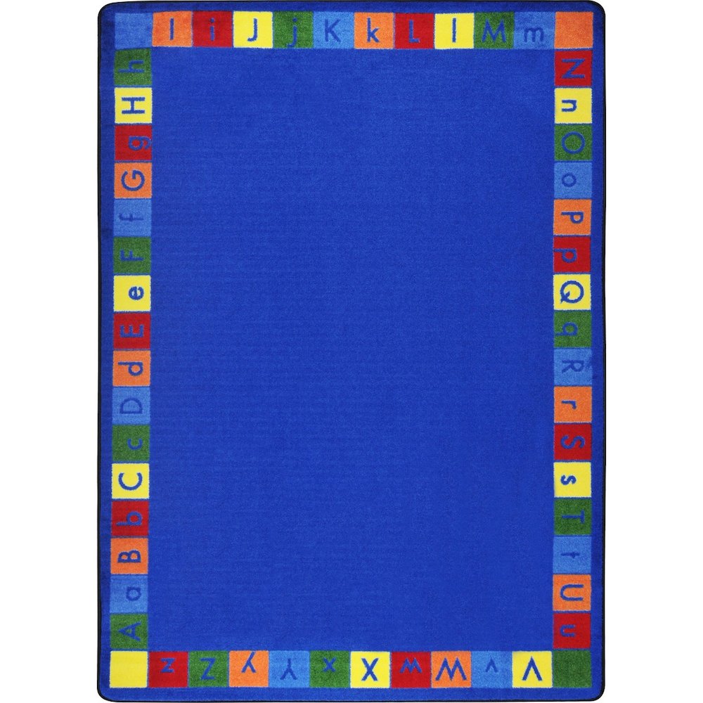 Kid Essentials Primarily Alphabett 5'4" x 7'8" Area Rug in Color Multi