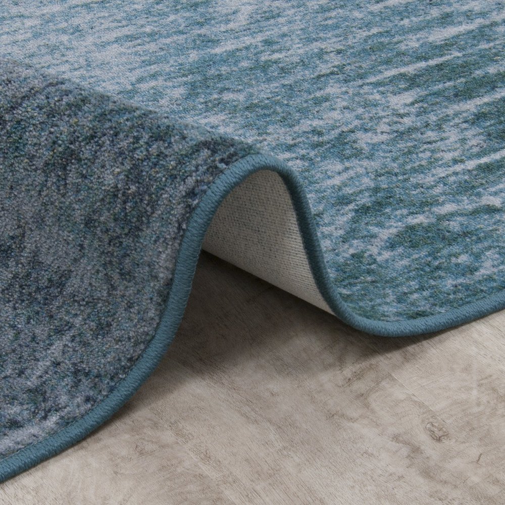 First Take Raku 3'10" x 5'4" Area Rug in Color Mirage Lake