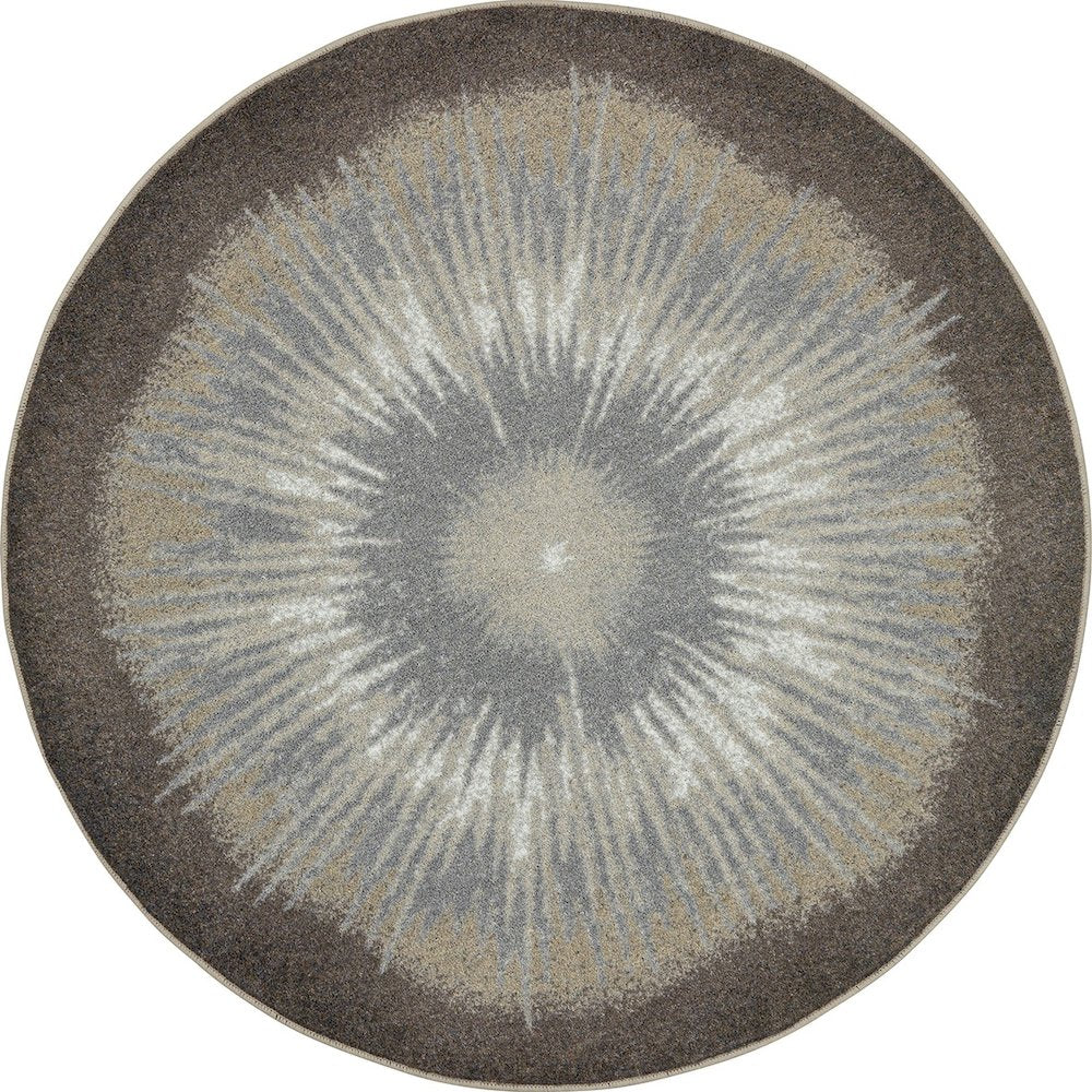 Kid Essentials Rare Earth 5'4" Round Area Rug in Color Woodland