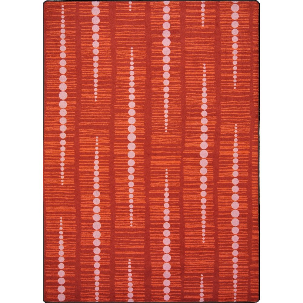 Kid Essentials Recoil 3'10" x 5'4" Area Rug in Color Red