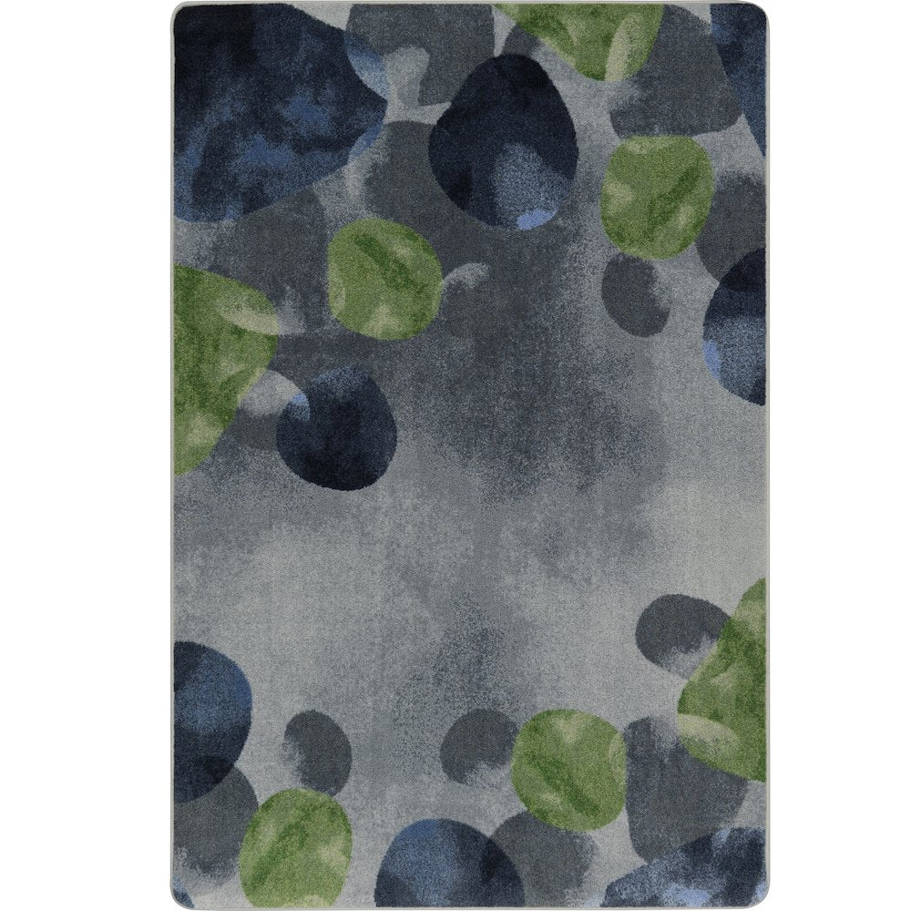 Kid Essentials Riverstone 5'4" x 7'8" Area Rug in Color Gray