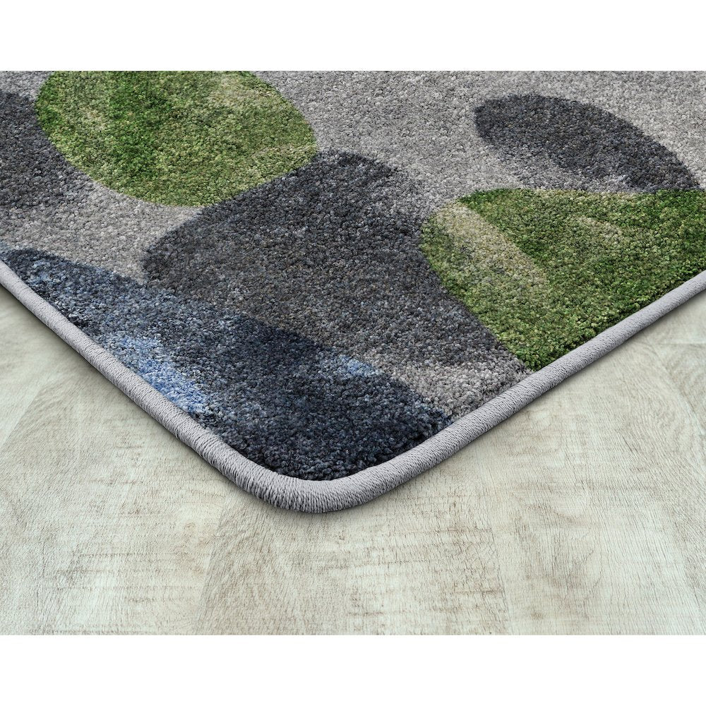 Kid Essentials Riverstone 5'4" x 7'8" Area Rug in Color Gray