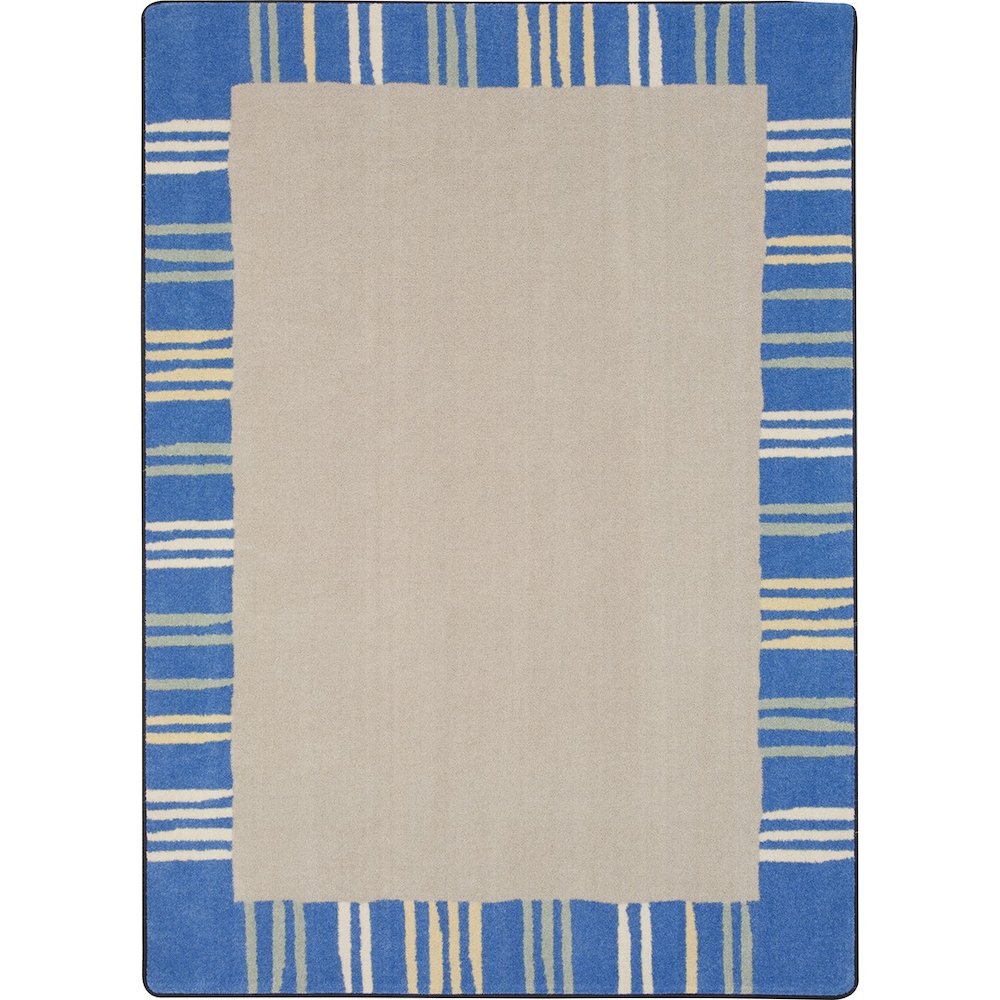 Kid Essentials Seeing Stripes 5'4" x 7'8" Area Rug in Color Pastel