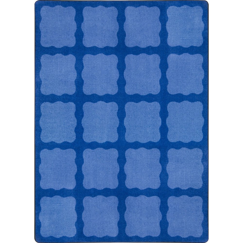 Kid Essentials Simply Squares 5'4" x 7'8" Area Rug in Color Multi
