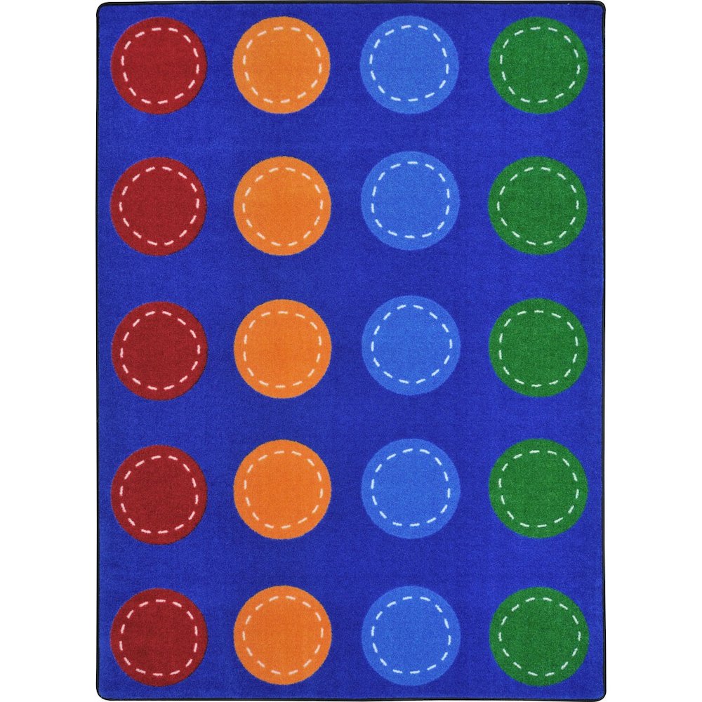 Kid Essentials Spaces and Places 5'4" x 7'8" Area Rug in Color Multi