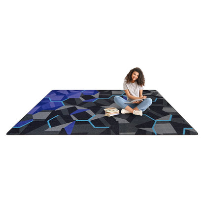 Kid Essentials Stealth 5'4" x 7'8" Area Rug in Color Violet