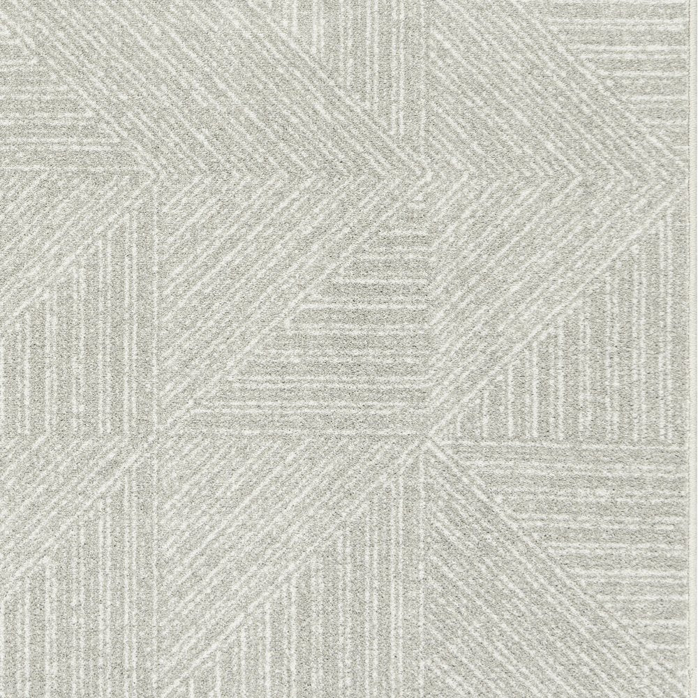 WorkSpace Above Board 3'10" x 5'4" Area Rug in Color Dove