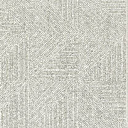 WorkSpace Above Board 3'10" x 5'4" Area Rug in Color Dove
