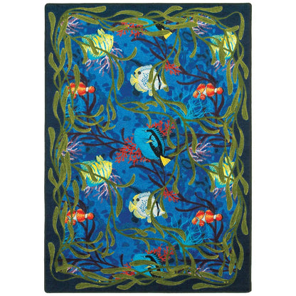 Kaleidoscope Under the Sea 3'10" x 5'4" Area Rug in Color Multi