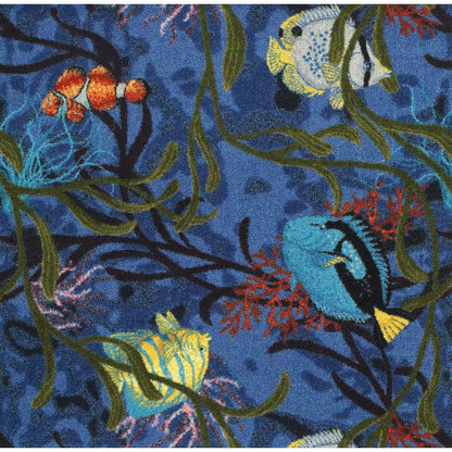 Kaleidoscope Under the Sea 3'10" x 5'4" Area Rug in Color Multi