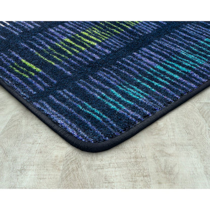 Kid Essentials Verve 3'10" x 5'4" Area Rug in Color Violet