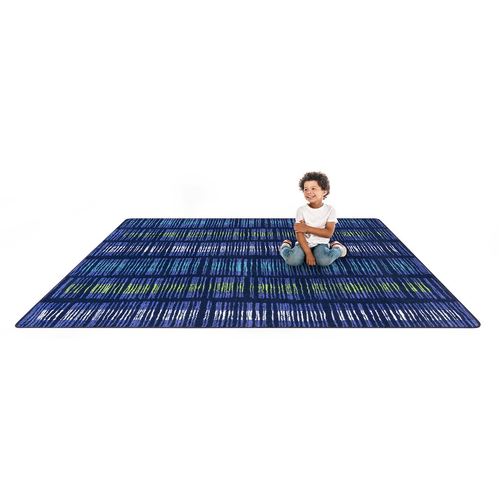 Kid Essentials Verve 3'10" x 5'4" Area Rug in Color Violet