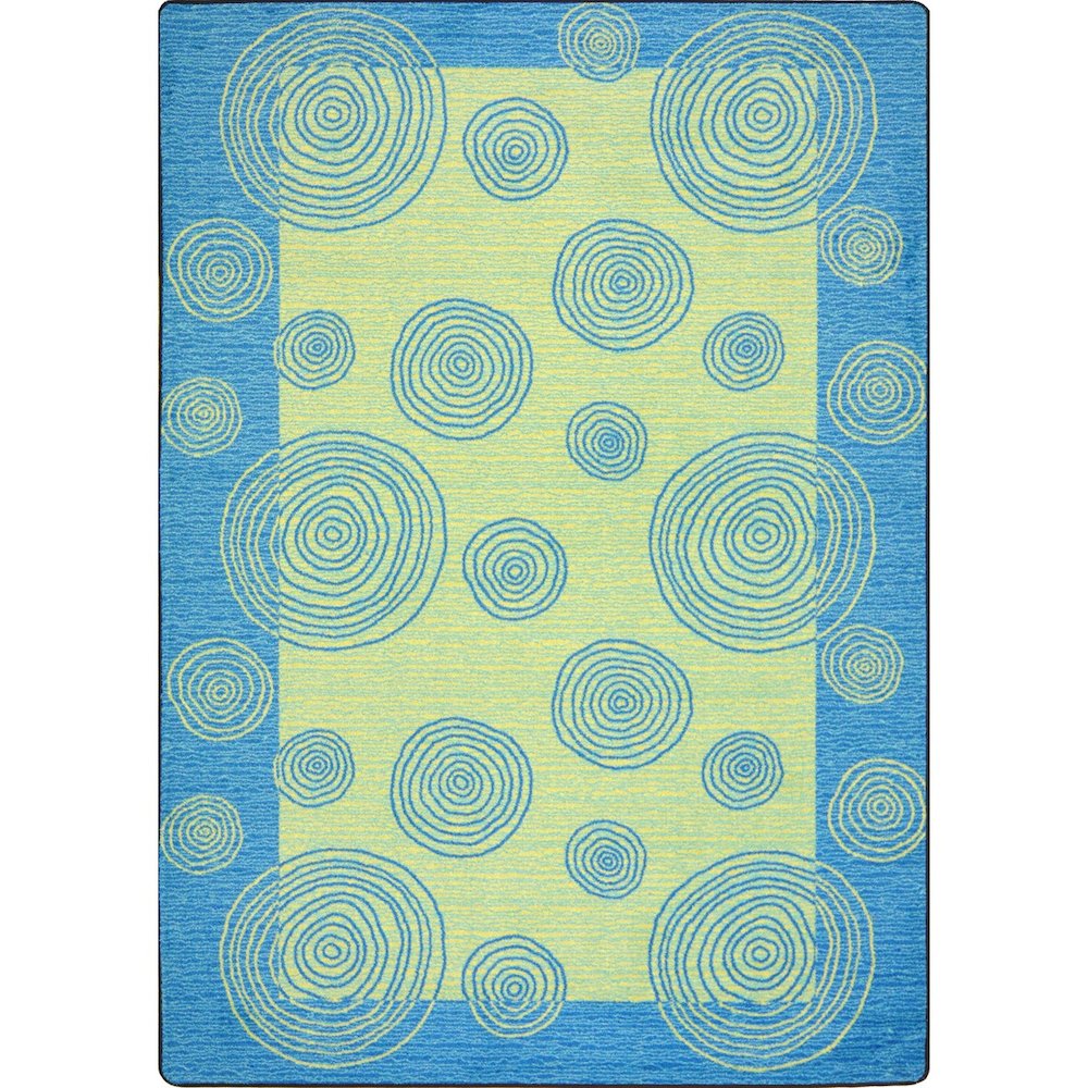 Kid Essentials Whimzi 3'10" x 5'4" Area Rug in Color Teal