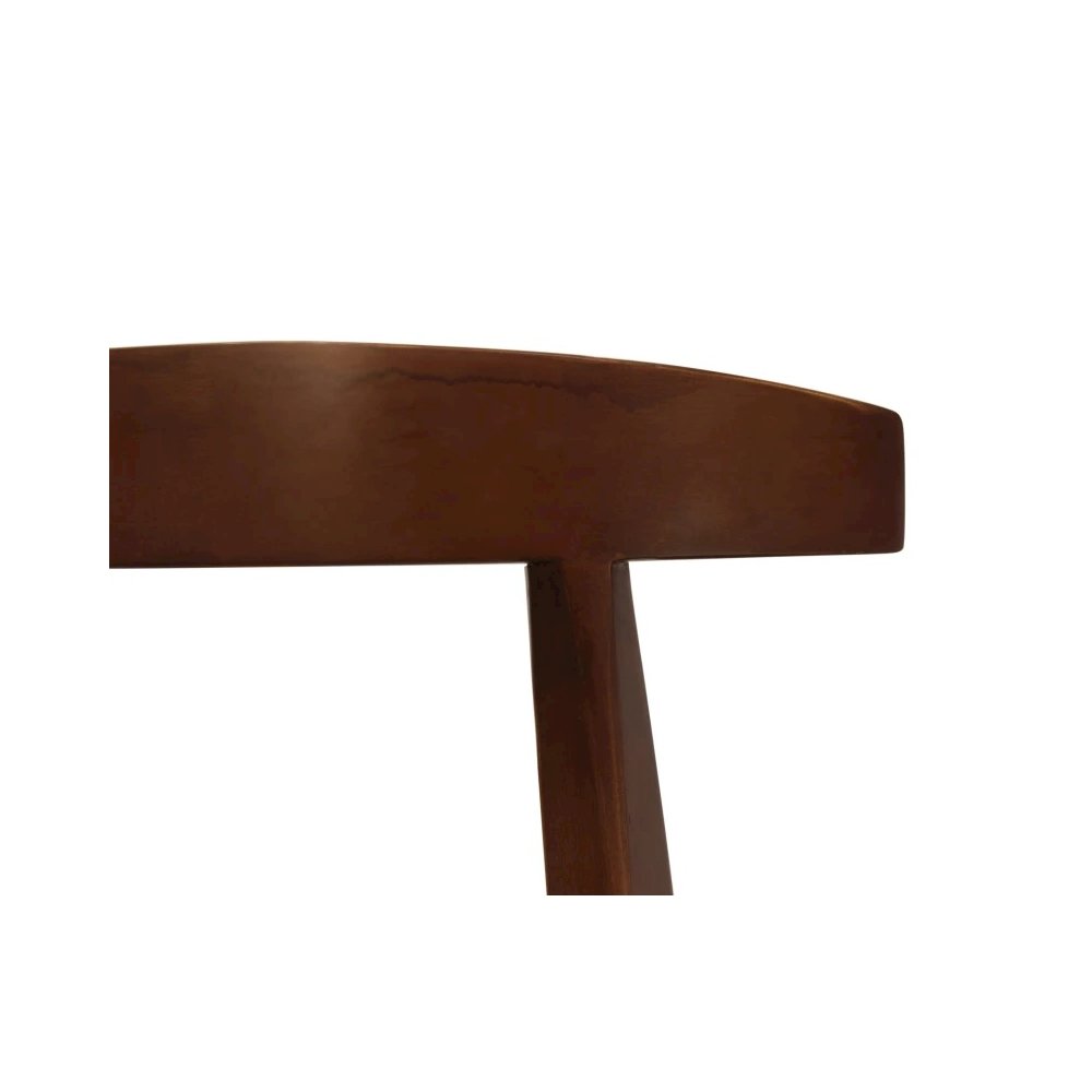 Hartford Mid-Century Modern Dining Chair with Performance Fabric Upholstery