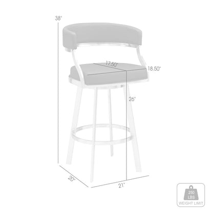 Dione 26" Counter Height Swivel Bar Stool