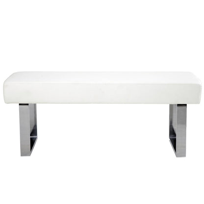 Armen Living Amanda White Bench