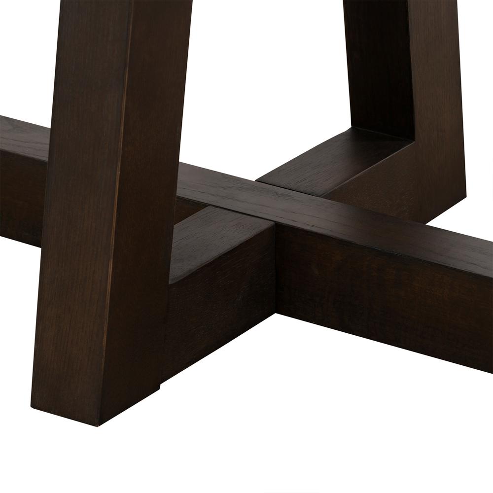 Elodie Grey Concrete and Dark Grey Oak Rectangle Dining Table