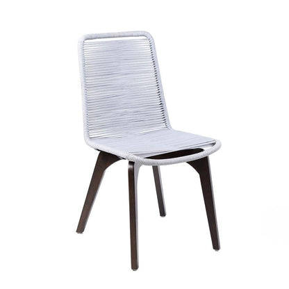 Patio Chair Set – Outdoor Dining Chairs and Porch Chairs in Silver Finish