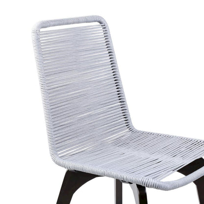 Patio Chair Set – Outdoor Dining Chairs and Porch Chairs in Silver Finish