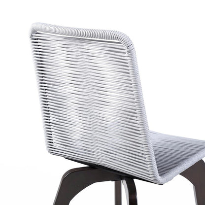 Patio Chair Set – Outdoor Dining Chairs and Porch Chairs in Silver Finish