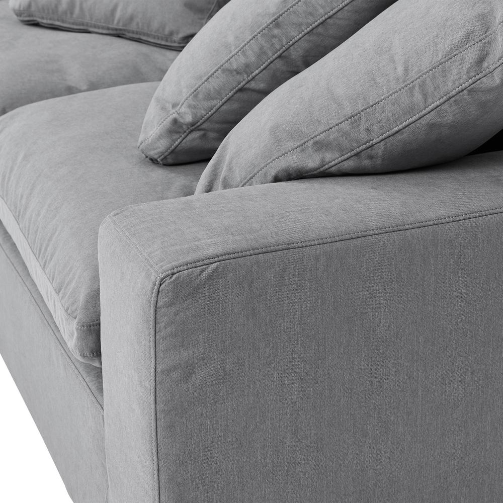 Liberty 96.5" Upholstered Sofa in Slate Gray
