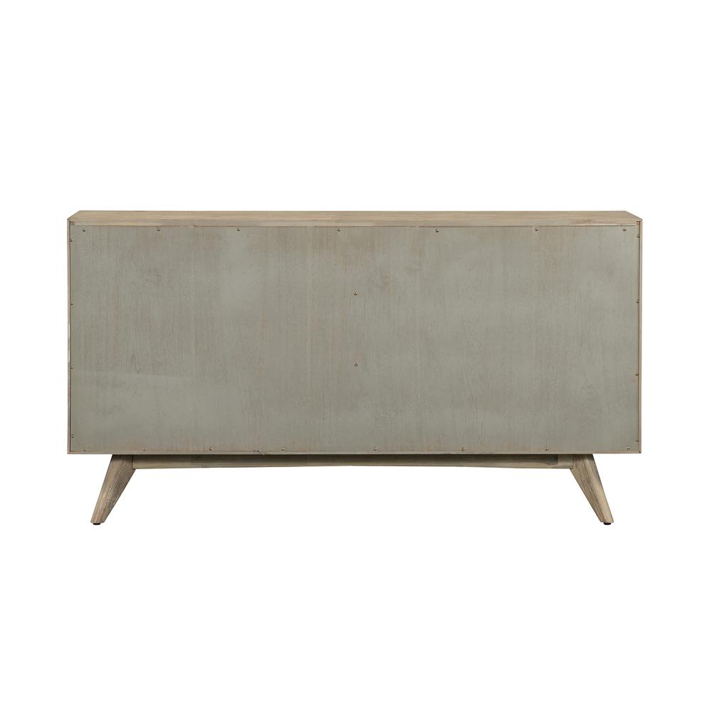 Baly Acacia Mid-Century 6 Drawer Dresser