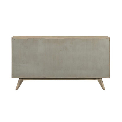 Baly Acacia Mid-Century 6 Drawer Dresser