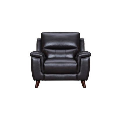 Lizette Brown Leather Power Recliner with USB