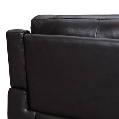 Lizette Brown Leather Power Recliner with USB