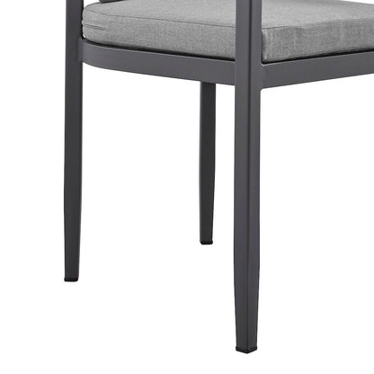 Patio Chair Set – Outdoor Dining Chairs and Porch Chairs in Gray Finish