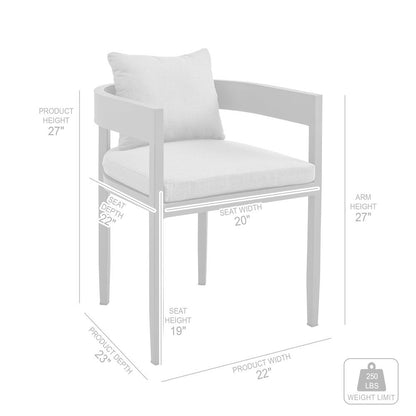 Patio Chair Set – Outdoor Dining Chairs and Porch Chairs in Gray Finish