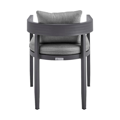 Patio Chair Set – Outdoor Dining Chairs and Porch Chairs in Gray Finish