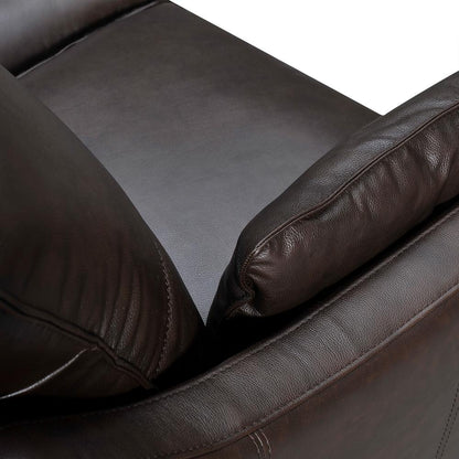 Pompeii 87" Dark Brown Leather Sofa