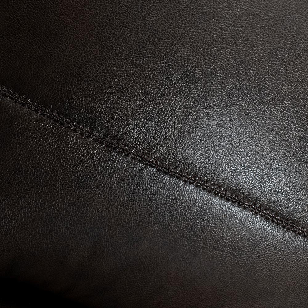 Pompeii 87" Dark Brown Leather Sofa