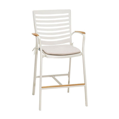 Bar Stool – Outdoor Bar Stools with Teak Accents and Bar Height Chairs