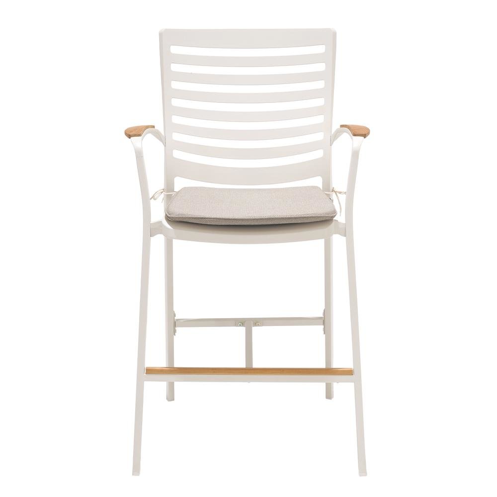 Bar Stool – Outdoor Bar Stools with Teak Accents and Bar Height Chairs