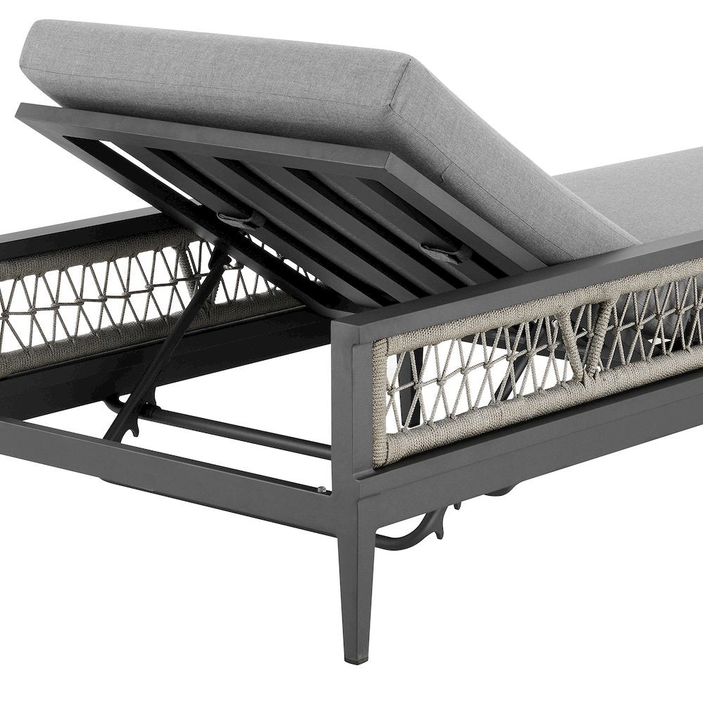 Chaise Lounge – Aluminum Outdoor Chaise Lounge Chair for Poolside Use