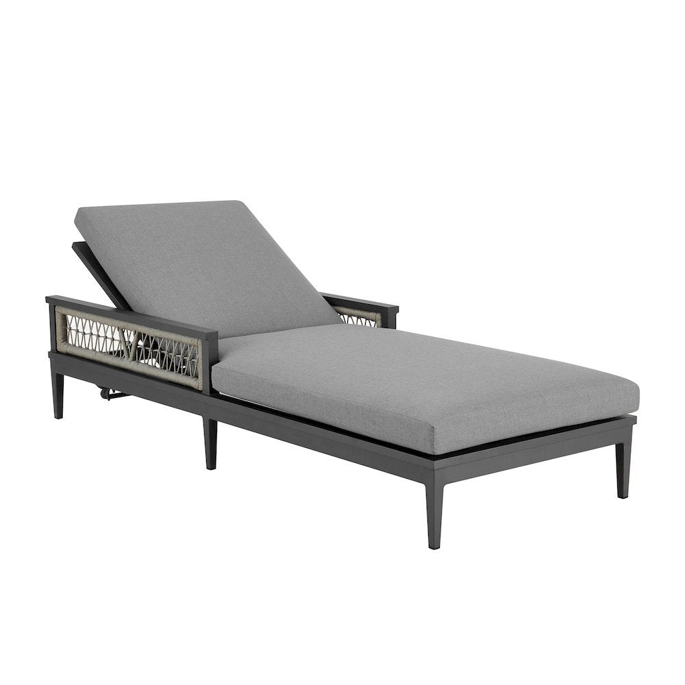 Chaise Lounge – Aluminum Outdoor Chaise Lounge Chair for Poolside Use
