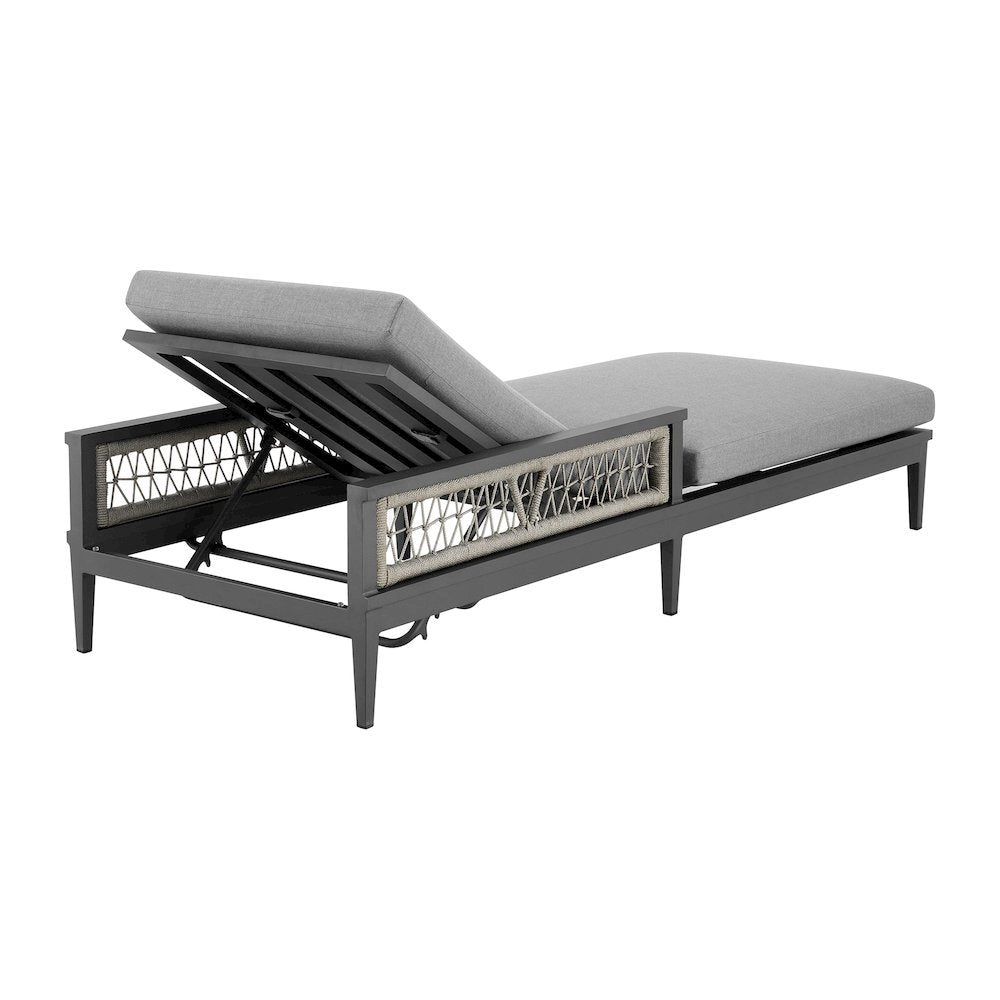Chaise Lounge – Aluminum Outdoor Chaise Lounge Chair for Poolside Use