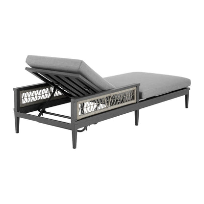 Chaise Lounge – Aluminum Outdoor Chaise Lounge Chair for Poolside Use