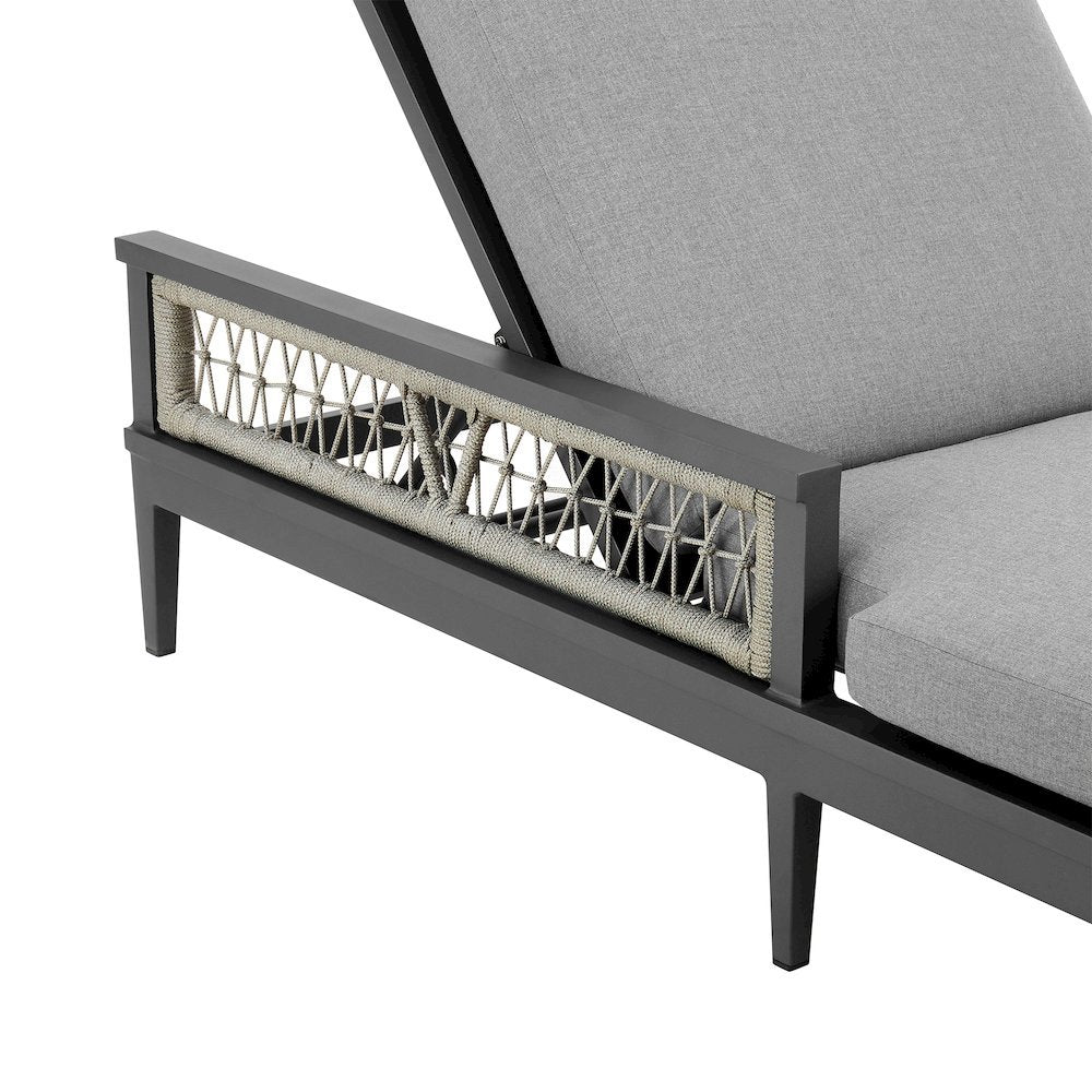 Chaise Lounge – Aluminum Outdoor Chaise Lounge Chair for Poolside Use