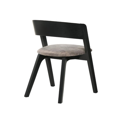 Cortina Jackie 5 Piece Black Dining Set