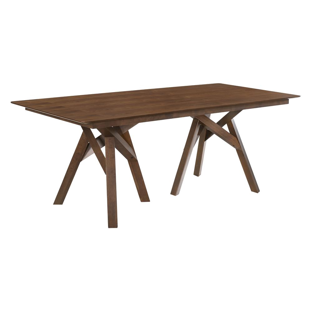Cortina Lima 5 Piece Walnut Dining Set